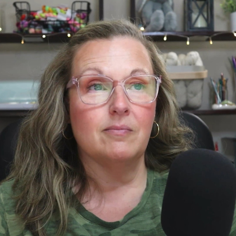 Angela J Holden stillshot from a live stream video.